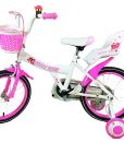 rowerek-dla-dziewczynki-16-biało-różowy-z-koszyczkiem